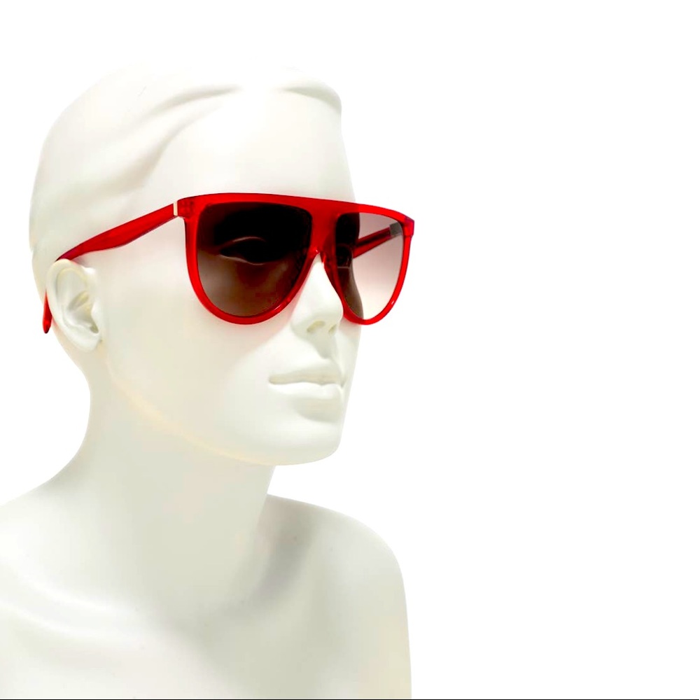 CELINE® AUTHENTIC MAGENTA ACETATE GLASSES NWT! CELINE CASE/CLOTH INCLUDED 💕 - Picture 3 of 12